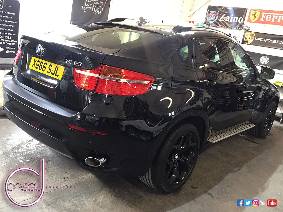 Offset Detailing Essex Trashed Black Bmw X Resurrection Detail With Gyeon Coatings Detailing